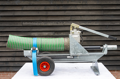Hydraulische pers voor slangen