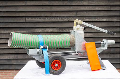 Hydraulische pers voor slangen